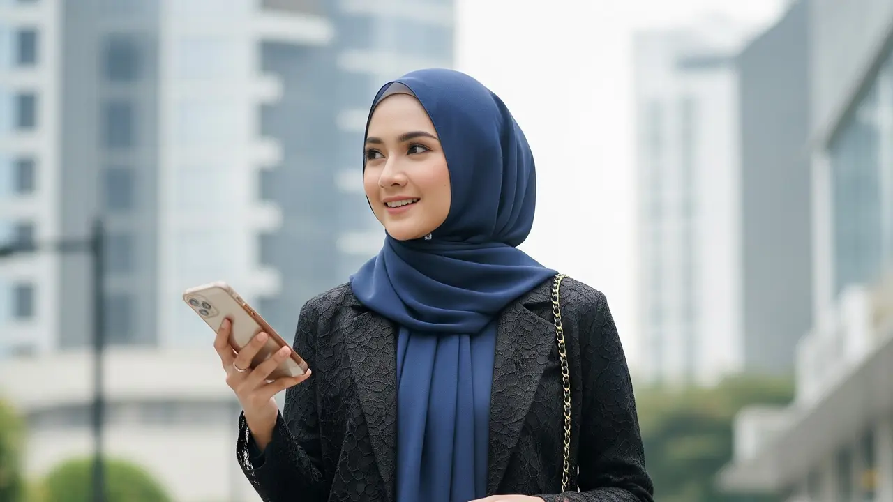 Model Abaya Blazer Brokat
