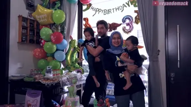 6 Momen Perayaan Ulang Tahun Buah Hati Donny Michael dan Aryani Fitriana