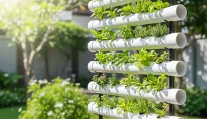7 Cara Membuat Kebun Vertikal dari Pipa PVC Bekas dengan Desain Modern dan Mudah Dirawat