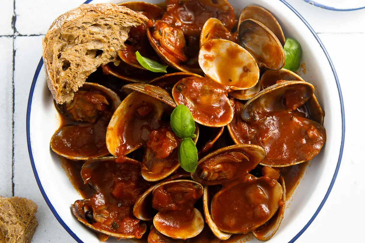 kerang saus asam pedas manis