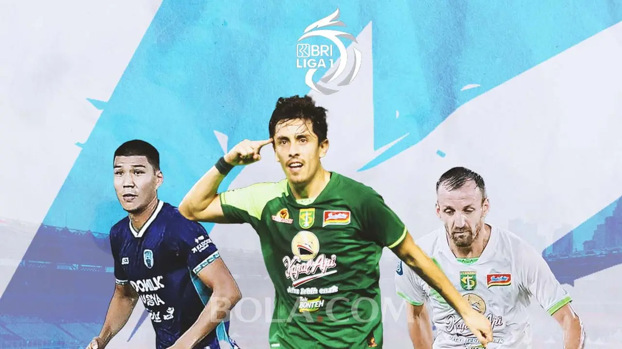 BRI Liga 1 - Tamirlan Kozubaev, Francisco Rivera, Dime Dimov