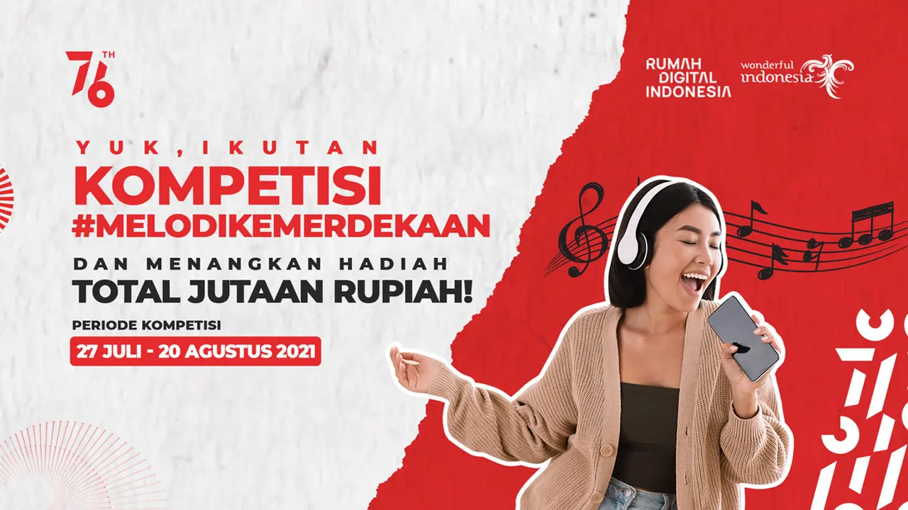 #MelodiKemerdekaan, kompetisi ini mengajak masyarakat untuk menyanyikan lagu daerah dengan cara yang kreatif.
