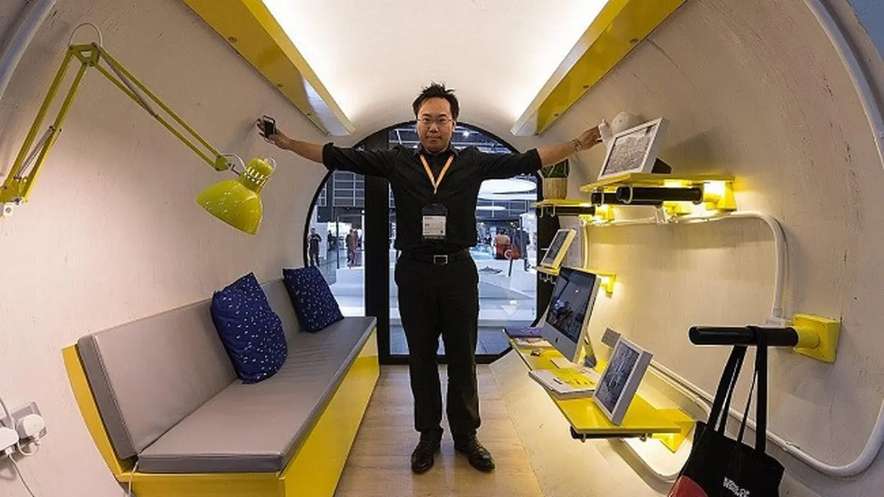 Rumah dari Pipa buatan James Law Cybertecture (foto: Business Insider)