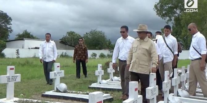 VIDEO: Prabowo Subianto Berziarah ke TMP Seroja