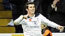 Winger Tottenham Hotspur Gareth Bale menyumbang dua gol bagi timnya saat menjungkalkan Blackburn 4-2 di White Hart Lane, 13 November 2010. AFP PHOTO/OLLY GREENWOOD