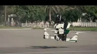 Polisi Dubai menguji hoverbike.(Hoverboard)