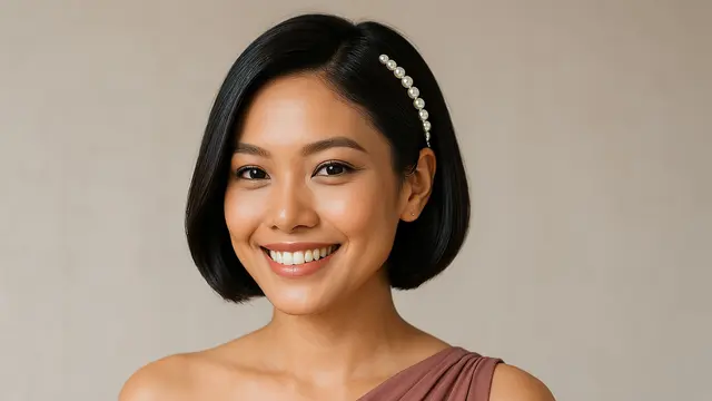Ide Model Rambut Bridesmaid Pendek yang Sedang Tren di 2025/Ilustrasi AI