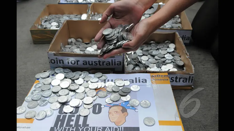 Ilustrasi 'Coins for Australia'. (Liputan6.com/Herman Zakharia)