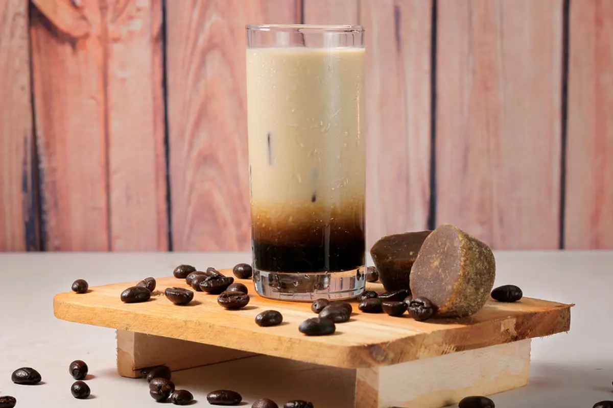 latte kopi gula aren gula merah