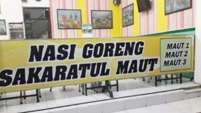 6 Nama Warung Nasi Goreng Ini Nyeleneh, Bikin Pembeli Jadi Mikir
