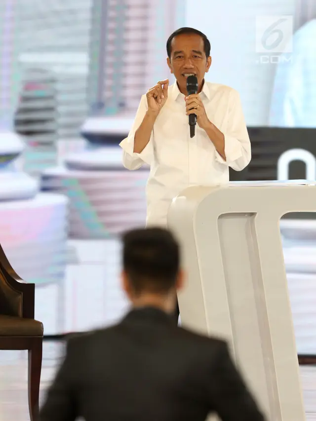 Beda Gaya Jokowi dan Prabowo Saat Debat Keempat Pilpres 2019