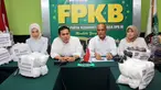 Fraksi Partai Kebangkitan Bangsa (FPKB) DPR RI menggelar konferensi pers terkait pemberian bantuan kepada etnik Rohingya yang terdampar di Aceh, Jakarta, Selasa (26/5/2015). (Liputan6.com/Helmi Afandi) 