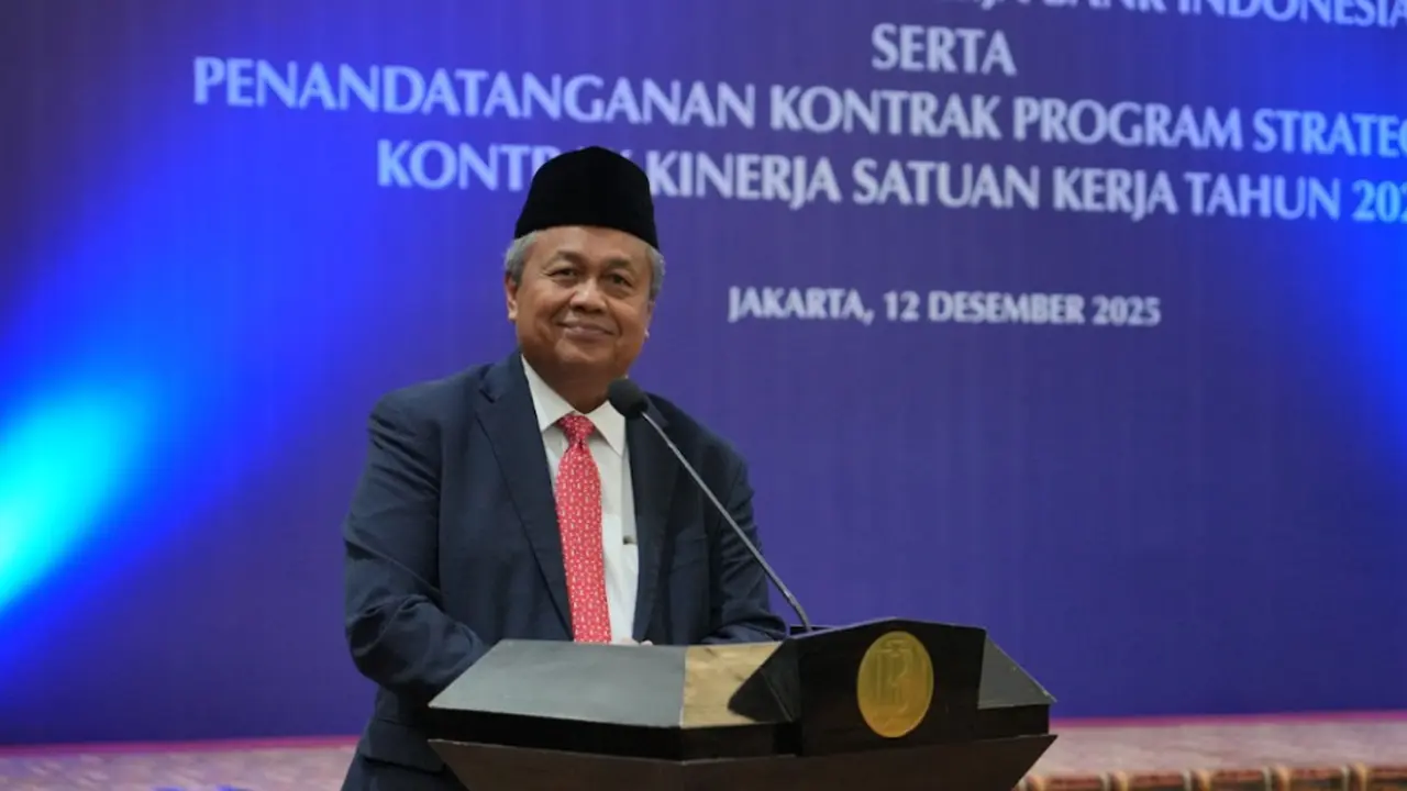 Gubernur Bank Indonesia (BI), Perry Warjiyo,  melantik  29 Pemimpin Satuan Kerja Bank Indonesia. (Foto: Bank Indonesia)