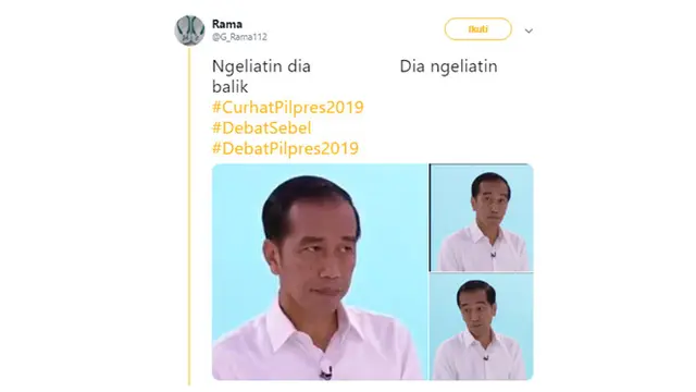 Meme Kocak Debat Capres