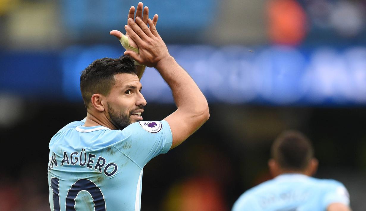 10. Sergio Aguero (Manchester City) - 173 Gol.(AFP/Oli Scarff)