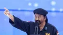 Paloh juga menyerukan kesiapan para kader dalam menghadapi Pemilu 2024.  (Liputan6.com/Angga Yuniar)