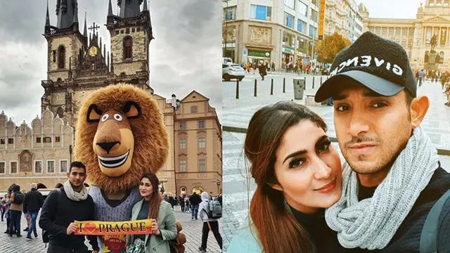 6 Momen Romantis Tania Nadira dan Suami Bulan Madu Keliling Eropa