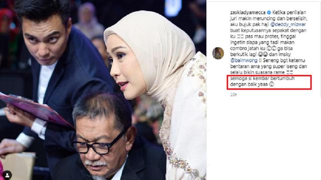 Zaskia Adya Mecca, Deddy Mizwar, Baim Wong