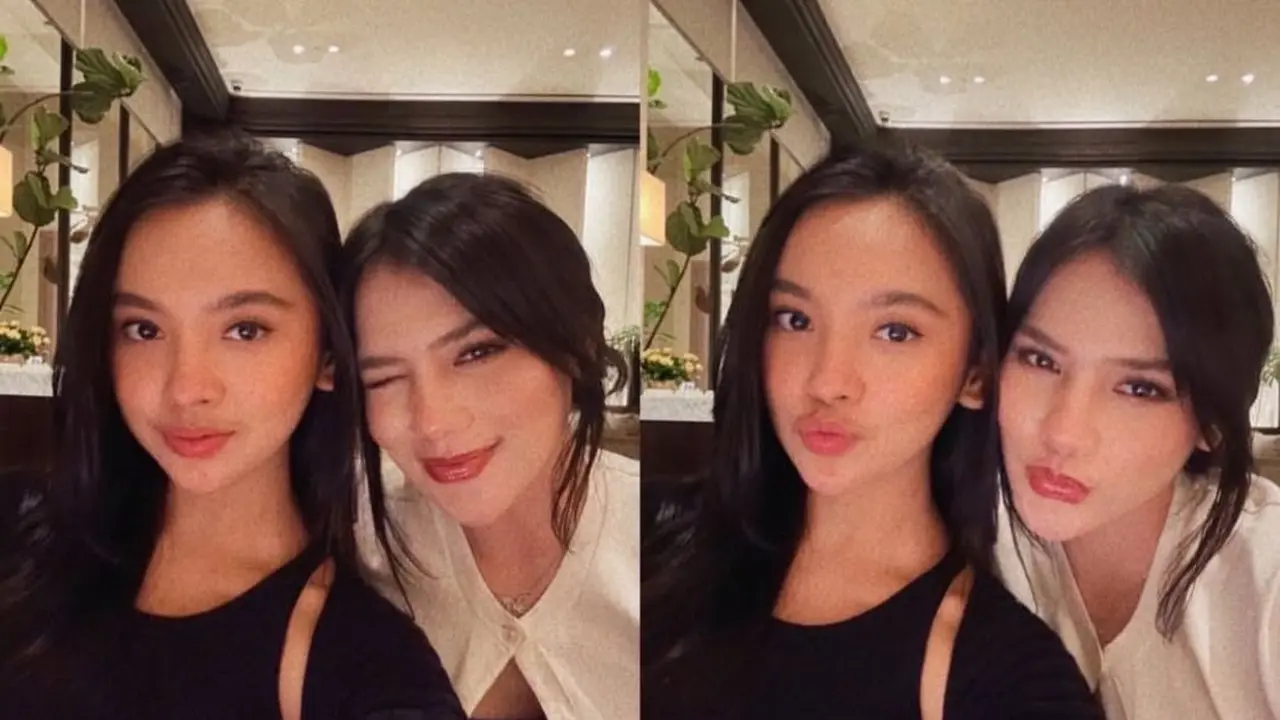 Foto menggemaskan Lyodra dan Davina. (credit:instagram.com/lyodraofficial)
