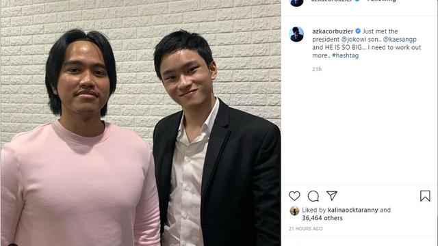 Kaesang Pangarep - Azka Corbuzier (Foto: Instagram/@azkacorbuzier)