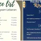Daftar Harga Pertanyaan Lebaran Netizen. (Sumber: Twitter/@convomfs/@tanyakanrl)