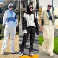 Zaskia Adya Mecca belum lama ini bertolak ke Amerika Serikat bersama sang suami, Hanung Bramantyo.