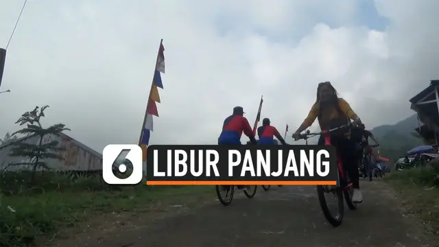 VIDEO: Libur Panjang, Lereng Gunung Merapi Penuh Wisatawan