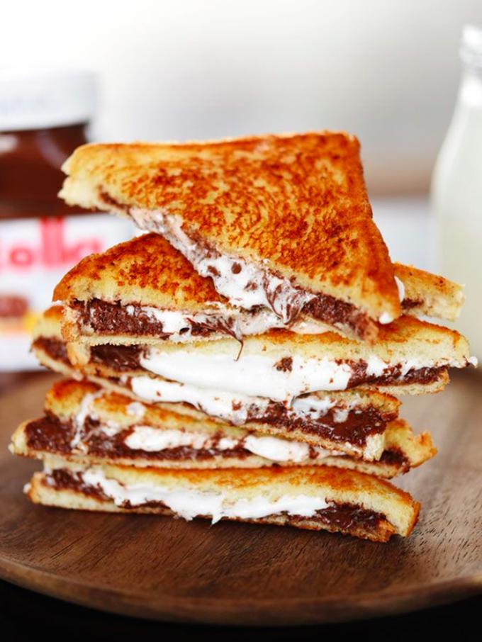 Sandwich Marshmallow Nutella, Sarapan Praktis Hari Selasa ...
