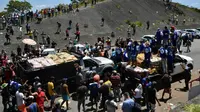 Bantuan asing masih tertahan di Kota Pacaraima di perbatasan Venezuela dan Brasil (AFP)