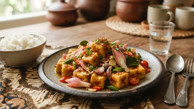 Resep Tahu Oseng Kecombrang