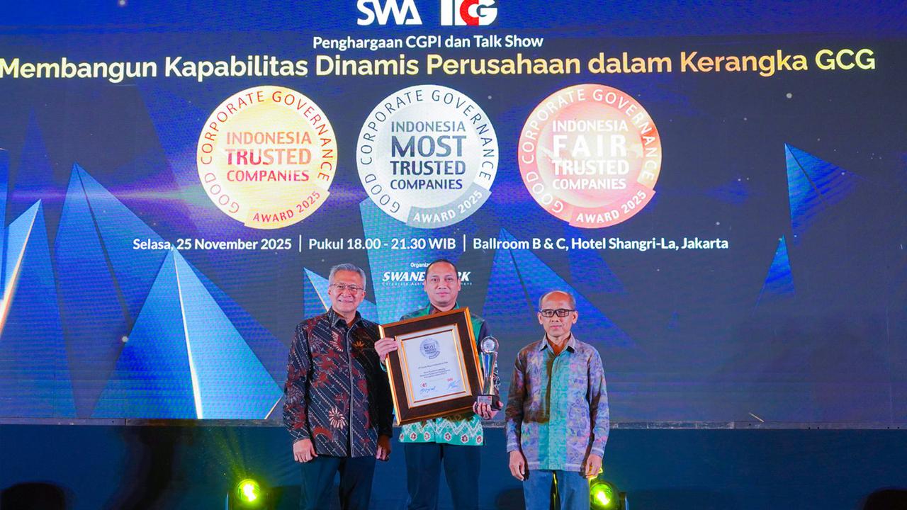 Tata Kelola yang Kian Transparan, Bank Raya Raih Predikat “Most Trusted” Company di CGPI Award 2024