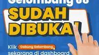 Pendaftaran program Kartu Prakerja gelombang 68 sudah dibuka mulai hari ini Jumat (17/5/2024). Hal itu diumumkan melalui akun media sosial resmi @prakerja.go.id. (Sumber: @prakerja.go.id)