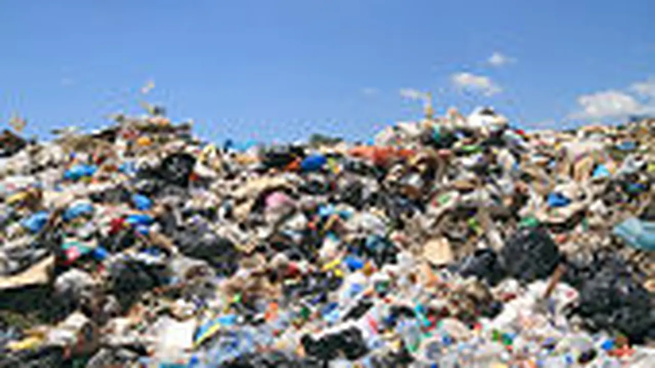 Ilustrasi foto sampah plastik.