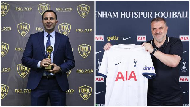 Timur Kapadze dan Ange Postecoglou.