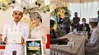 Viral Pasangan Pengantin Asal Bekasi Ini Menikah Dengan Mahar Ikan Cupang. (Sumber: Instagram/apandi_ahmad)