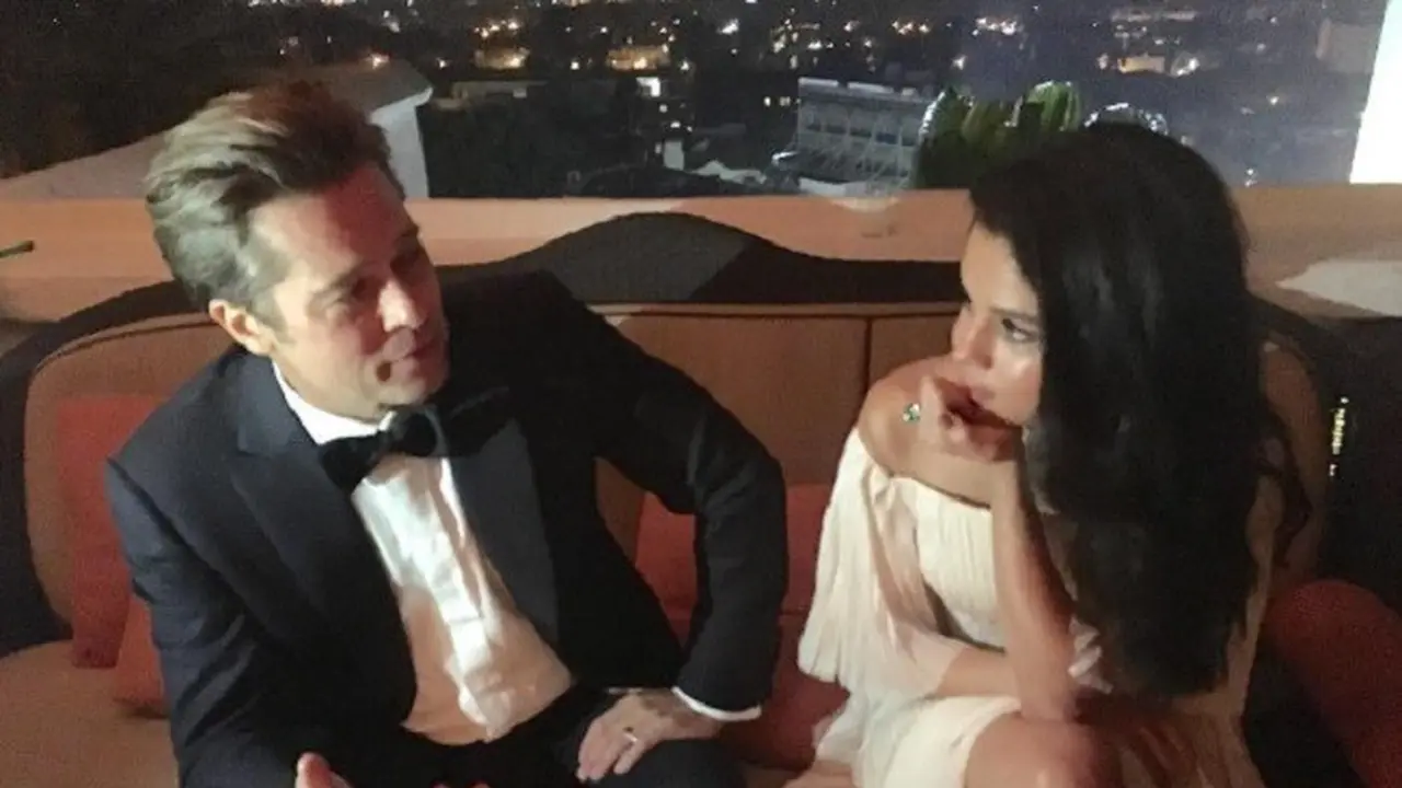 Selena Gomez - Brad Pitt - Angelina Jolie
