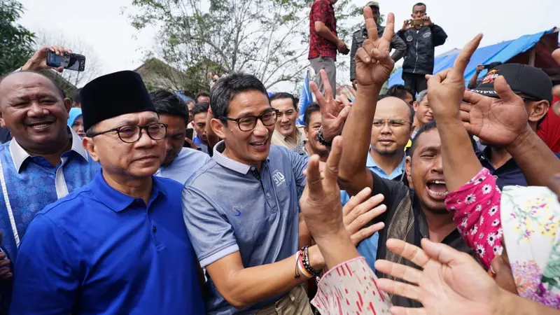 Sandiaga Uno berkunjung ke pasar di Sumatera Utara (Dok Tim Prabowo-Sandiaga)