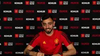 Gelandang baru MU, Bruno Fernandes. (Twitter MU)