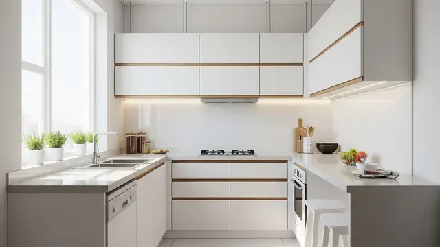 Kitchen Set Gantung Minimalis Putih