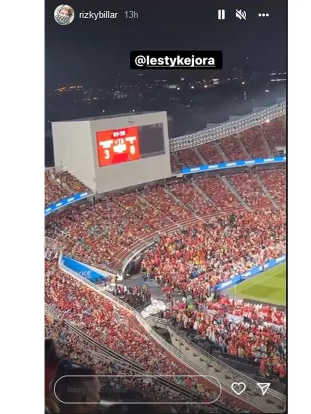 6 Potret Keseruan Rizky Billar Nonton Pertandingan Liverpool vs MU di Thailand