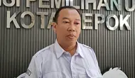 Ketua KPU Kota Depok, Willi Sumarlin saat ditemui di kantor KPU Kota Depok. (Foto: Liputan6.com/Dicky Agung Prihanto)