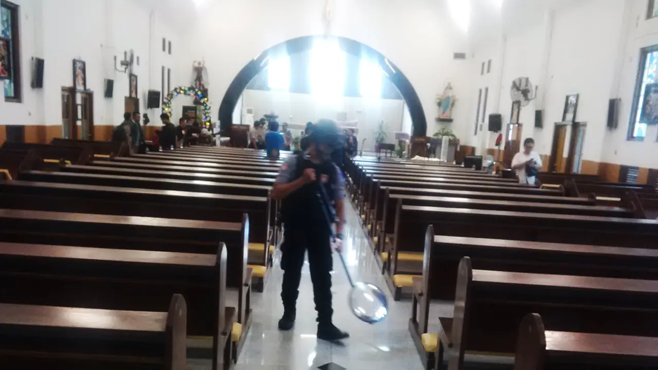 Pengamanan perayaan Natal dan Tahun Baru