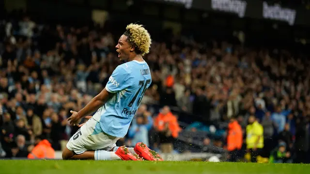 Pemain Manchester City Floyd Samba