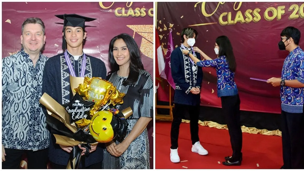 6 Momen Kelulusan SMP Eddy Meijer Anak Maudy Koesnaedi, Penuh Rasa Bangga