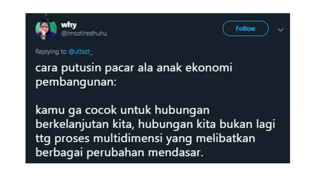 7 Cara Putuskan Pacar Sesuai Jurusan Ala Netizen Ini Kocak Banget