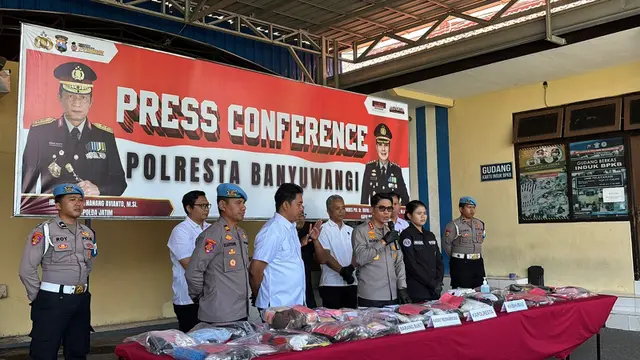 ​ Pasutri di Banyuwangi Pasol 1 Kg Sabu,  Terancam Hukuman Mati
