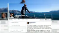 Obama Punya Facebook, Video Pertamanya 'Pamer' Gedung Putih (Screenshoot Facebook)