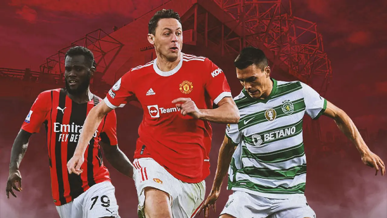 Ilustrasi - Franck Kessie, Nemanja Matic, Joao Palhinha