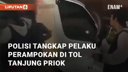 VIDEO: Viral Polisi Tangkap Satu Pelaku Perampokan Di Tol Tanjung Priok