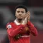 Pemain Manchester United, Jadon Sancho memberikan tepuk tangan setelah laga lanjutan Liga Inggris 2022/2023 melawan Leeds United di Old Trafford, Manchester, 8 Februari 2023. Sancho tercatat sebagai pemain dengan gaji tertinggi di Liga Inggris. Pria berkebangsaan Inggris tersebut diketahui menerima upah sebesar 373.750 pounds per pekan. (AFP/Oli Scarff)